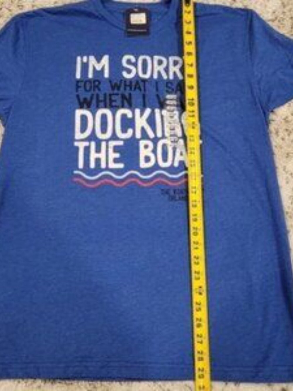 Next Level NWT Blue Short Sleeve Novelty T-Shirt Boathouse Orlando Fl. SZ L - Picture 8 of 9